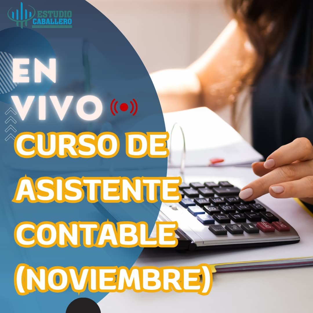 Curso de Asistente Contable (Noviembre) – En vivo