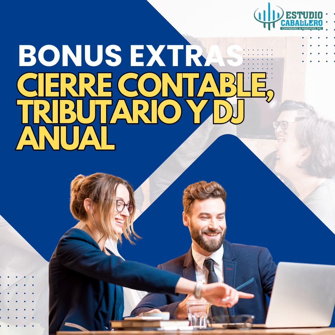BONUS COMPLETO – CIERRE CONTABLE, TRIBUTARIO Y DJ ANUAL (2024)